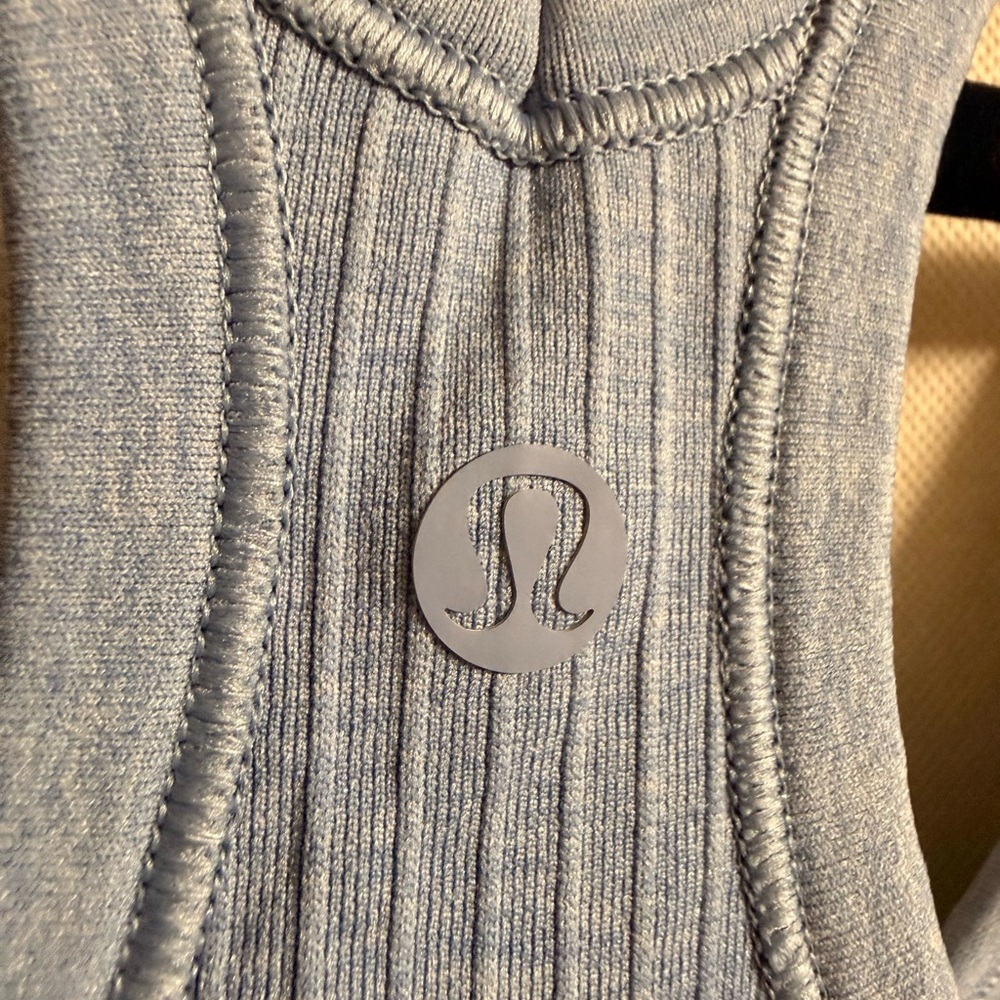 lululemon athletica Ribbed Ebb to Street tank top size 10 - Picture 3 of 5